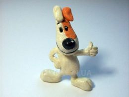 Рэкс, соленое тесто, акварель, лак.